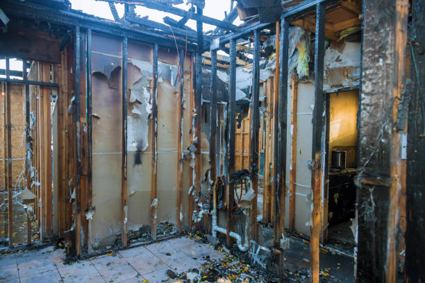 Professional Fire Damage Cleanup technician working in Waddell, AZ